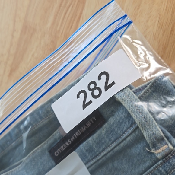 Citizens of Humanity High Rise Cigarette Ankle Light Wash Jeans Size 29 - Picture 15 of 16